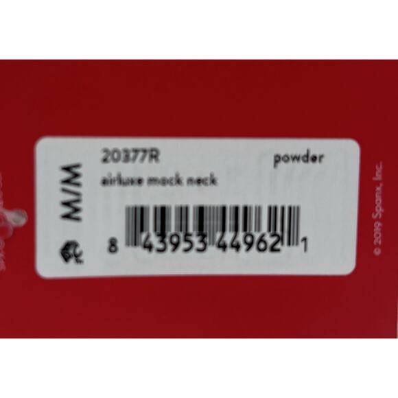 NEW Spanx Airluxe Sleeveless Mock Neck Tank Ivory Medium Shirt Soft Comfort NWT - Picture 8 of 8